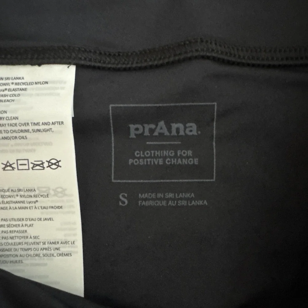 prAna Summer Wave‎ Bottom Bikini Swim Poolside Neutral Minimal Black Size Small
